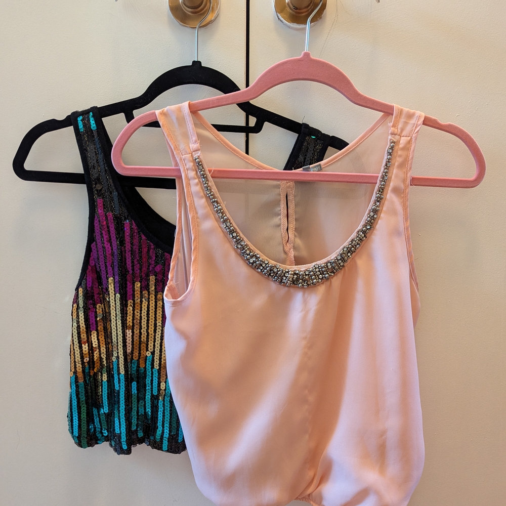 Sleeveless Crop Top Set
